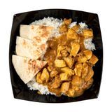 BOWL 64oz 9-3/4"sq 3"h MODERNA PLASTIC BLACK 100/cs