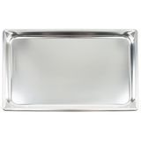 Full-size 1.25" deep super pan v stainless steel steam table pan, Vollrath 30012
