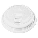 LID PLASTIC TRAV PLUS 12-24oz WHITE 1000/cs