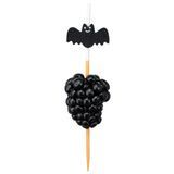 SKEWER BAMBOO 3-1/2" HAPPY BAT BLACK 1000/cs