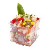 QUADRATO CUP LRG 5oz SQ 2-1/4h POLYSTYRENE CLEAR 100/cs