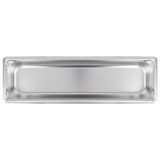 Half-long-size 2 -inch-deep Super Pan 3 stainless steel steam table pan, Vollrath 90522