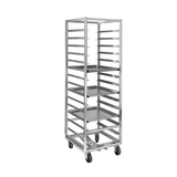 Channel 402S-OR Roll-In Oven Rack, single section, 20-1/2"W x 26"D x 69-3/4"H, front load, open sides, 4" spacing, capacity (15) 18" x 26" bun pans