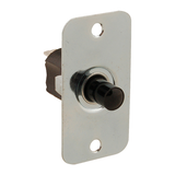 Allpoints 42-1403 Plate Mount Switch, 1/2" plunger, momentary on/off, normally closed terminals, SP