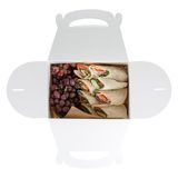 GABLE/ LUNCH BOX GREASEPROOF 10x7x8" PAPER WHITE 25/cs