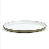 Dusk Dinner Plate, 9-7/8" diameter, 3/8" height, grey-white, Martine Keirsebilck, 1 each (4 ea/cs), Serax, Rosenthal Sambonet B2414013