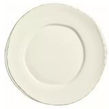 FARMHOUSE PLATE 7-7/8"dia RND MEDIUM RIM CREAM WHITE 36ea/cs