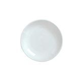 REFLECTIONS PLATE 6-1/4" COUPE PORCELAIN ALUMA WHITE 36ea/cs