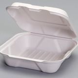 HINGED TAKEOUT 8X8X2-3/4 COMPOSTABLE (200)
