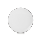 Equinoxe Dessert Plate, 8-1/2" diameter, 1" height, white cumulus, 1 each (6ea/cs), Revol 651436