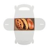 GABLE/ LUNCH BOX COMPOSTABLE 6x3-1/2" PAPER CAMOUFLG 100/cs