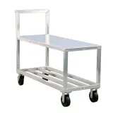 New Age NS557 Truck, mobile, (2) tier with handle, 3000 lbs. capacity, all welded aluminum construction