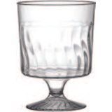 WINE GLASS 5-1/2oz 1-PIECE POLYSTYRENE CLEAR 240/cs