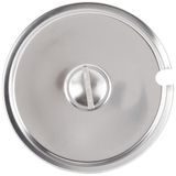 Stainless steel slotted cover for double boiler inset, Vollrath 78200