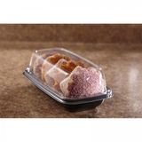 LID DOME F/ SMALL SUB BLK BASE 8x4-3/10" PET CLEAR 300/cs