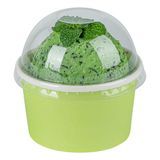 DOME LID F/ TOGO CUP 5oz 3-1/4"dia PET CLEAR 50/cs