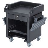 Cambro VCSWRHD110 Versa Cart with Dual Tray Rails and Heavy Duty Casters
