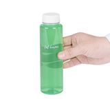 LABEL 2x1" PLASTIC CLEAR & WHT "FAT BURNER" 100/cs