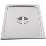 Full-size super pan v solid stainless steel cover, Vollrath 77250