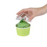 DOME LID F/ TOGO CUP 5oz 3-1/4"dia PET CLEAR 50/cs