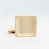 PLATE 5-1/2"sq ALPINE BIRCH WOOD 300/cs