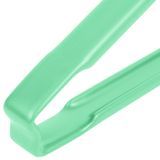 9 -inch stainless steel one-piece scalloped tongs with green Kool-Touch handle, Vollrath 4780970