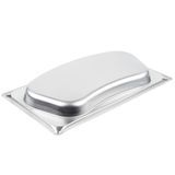 Full-size 2.5" deep super pan stainless steel super shapes kidney-style wild pan, Vollrath 3101120