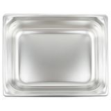 Super Pan 3 1/2 GN Food Pan, 4" deep, (100mm), 6.6 qt capacity, 22 gauge, 300 series stainless steel, NSF, Made in USA, Vollrath 90242
