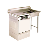 Eagle UDT-4L-16/3-X Soiled Dishtable, undercounter, dishwasher on left, 48"W x 27-1/2"D x 43-1/2"H, 16/304 stainless steel top, 20" x 20" x 5"