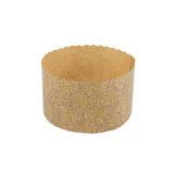 BAKING MOLD PANETTONE 8oz 3-1/2" RND PAPER BROWN 1200/cs