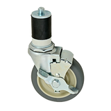 Allpoints 26-2393 Caster, swivel stem, standard duty, 15/16" W, 4" dia., Ball Bearing, swivel, for
