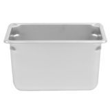 Fourth-size 6-inch-deep Super Pan V stainless steel steam table pan, Vollrath 30462