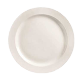BASICS PLATE 6-1/4" ROUND MED RIM BRIGHT WHITE 36ea/cs