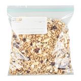 ZIP BAG 1gal 10-3/4x10-1/2" WRITE-ON PLASTIC CLEAR 25/cs
