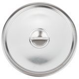 Stainless steel solid cover for 11.5-quart double boiler inset, Vollrath 77112