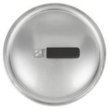 10.75" wear-ever domed aluminum cover with satin finish and dipped handle, Vollrath 67409