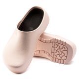 SUPER BIRKI CLOG PU LIGHT ROSE SIZE 41 HIGH TRACTION OUTSOLE