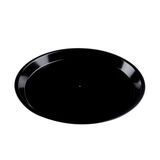 CATER TRAY/ PLATTER 18" ROUND HIGH ANGLED RIM PS BLACK 25/cs