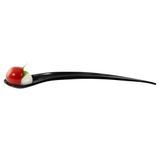 DECO PARTY SPOON 8"l PLASTIC BLACK 500/cs