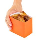 BAG SNACK 4-1/4x2-1/2x3-3/4" PAPER TANGERINE ORANGE 100/cs