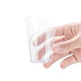 ROSE CUP 2oz 2-1/2x2-1/4" 3-1/2"h PLASTIC CLEAR 25/cs