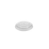 FLAT STRAW SLOT LID 91mm F/ 9oz & 12oz CUPS PET 1000/cs