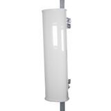 5925 to 7125 MHz, WiFi Sector Antenna, 17 dBi, 65-Degree, +/-45 Dual Pol, 2-port, Type N Female Connector