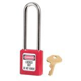Master Lock® Zenex™ 410KALT-RED Thermoplastic Safety Padlock