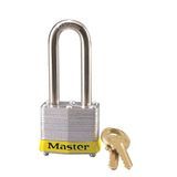 Master Lock® 3KALH-YLW Steel Safety Padlock