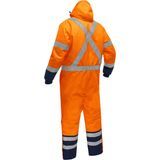 PIP Global Safety Bisley® 344M6453X-ORNV/M Hi-Viz Orange ANSI Type R Class 3 Extreme Cold Coverall