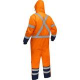 PIP Global Safety Bisley® 344M6453X-ORNV/M Hi-Viz Orange ANSI Type R Class 3 Extreme Cold Coverall