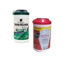 Packaged Cleaning & Sanitizing Wipes