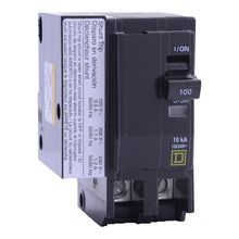 Square D by Schneider Electric QOB2801021 Miniature Circuit Breaker; 120/240V, 80 Amp, 2 Pole