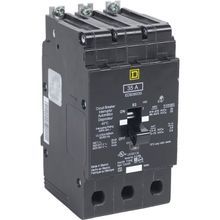 Square D by Schneider Electric EDB36060 Molded Case Circuit Breaker; 600/347V, 60 Amp, 3 Pole